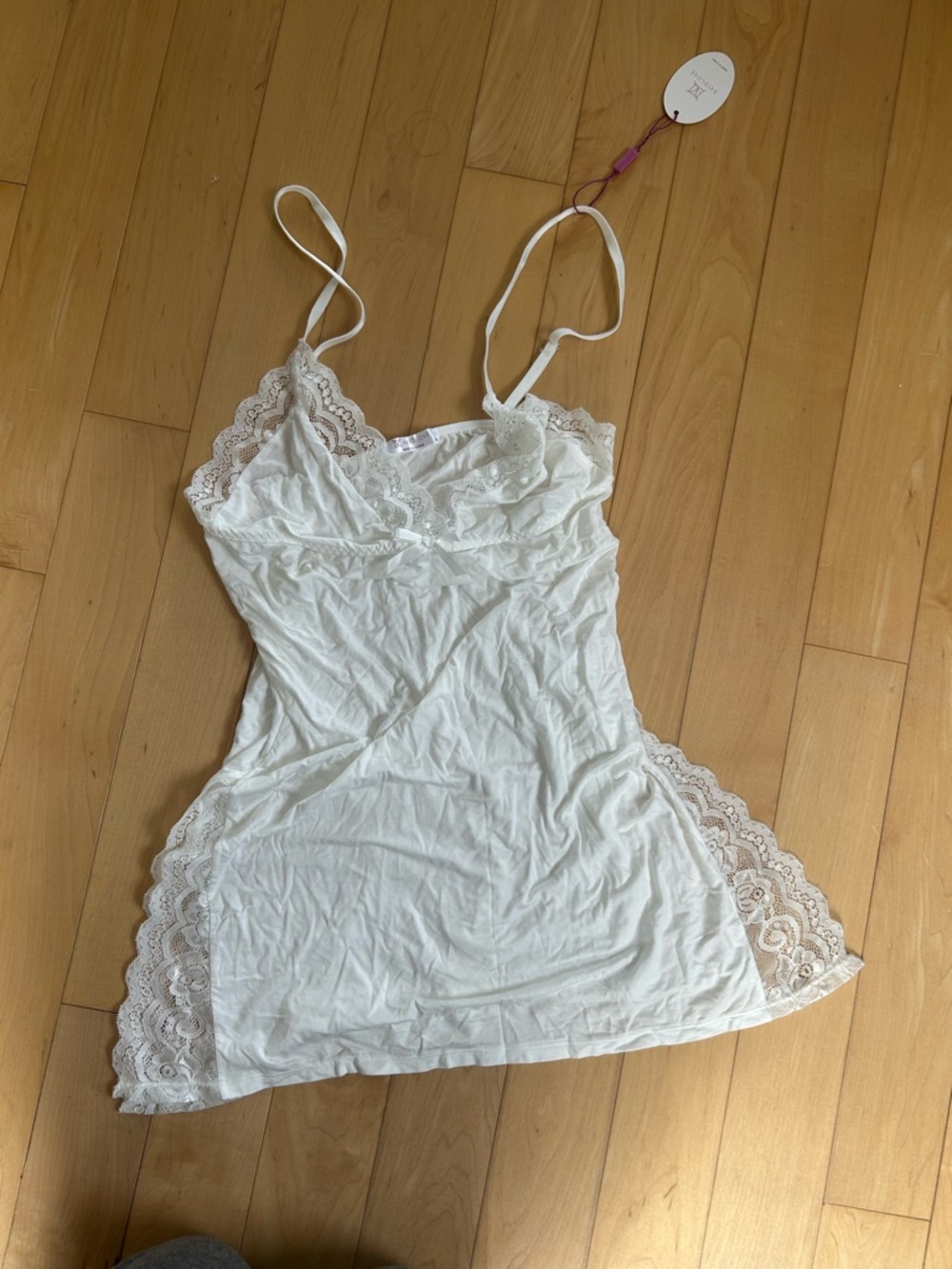 Avidlove white nightie slip